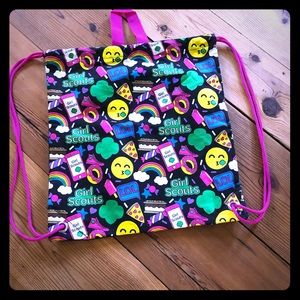 Girl Scout drawstring bag! Never Used! Girlscouts